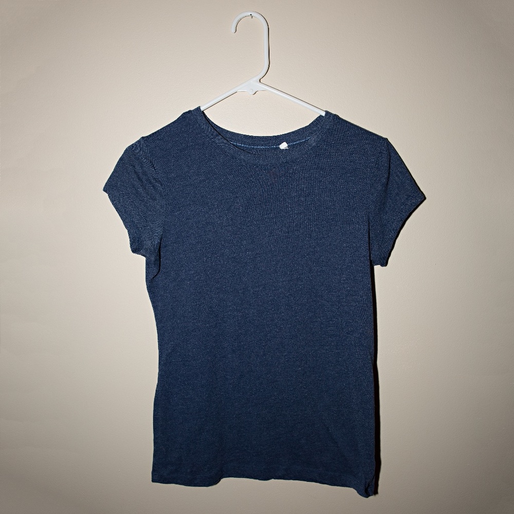 Blue Short-Sleeve Shirt